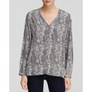 Joie Black and White Blouse